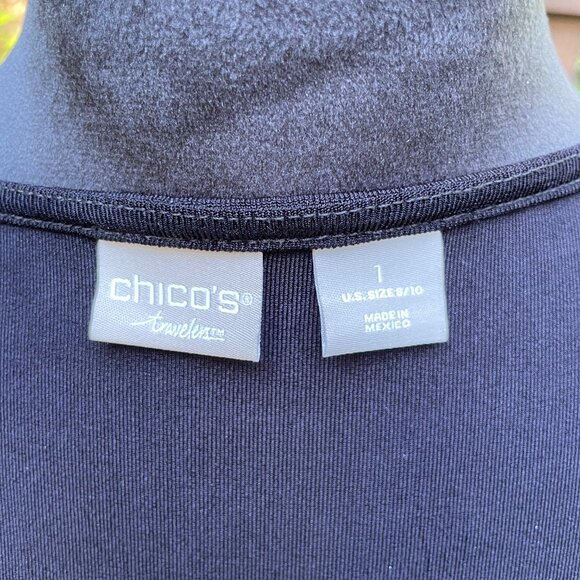 Chico's Travelers 6-Piece Lot Bundle Size 1 Medium (8/10) India Ink (Dark Blue) - Picture 9 of 14